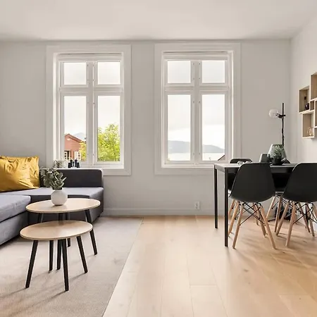 Dinbnb Apartments I Views & Street Parking In Sandviken Bergen Exterior photo